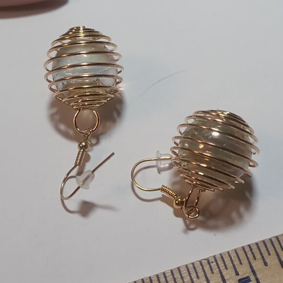 Marble earrings - Picture 4 of 4